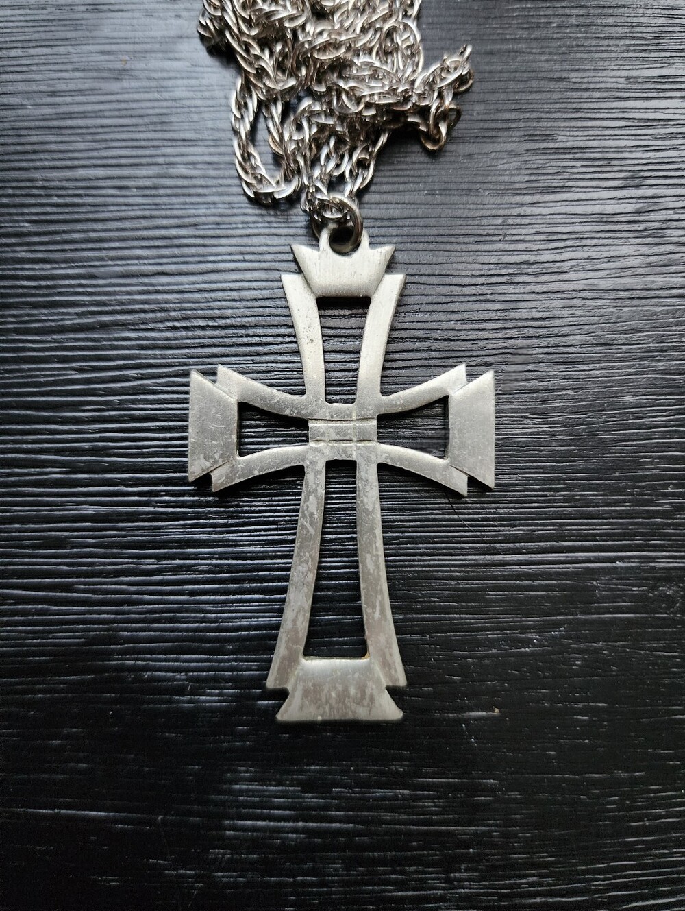 Vintage Gothic Cross Pattée Pendant